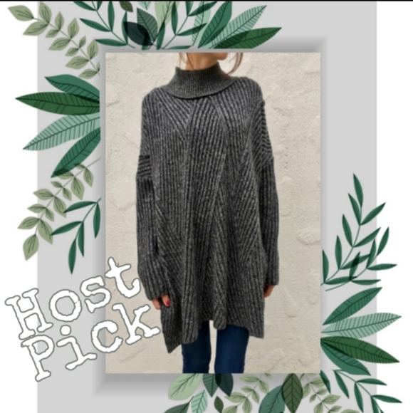 Vertigo Paris Sweaters - Vertigo tunic knit gray sweater sz L